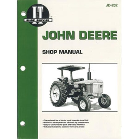 Aftermarket JD202 IAndT Shop Manual Fits John Deere Fits JD Tractor 2040 2240 2440 4240 JD202